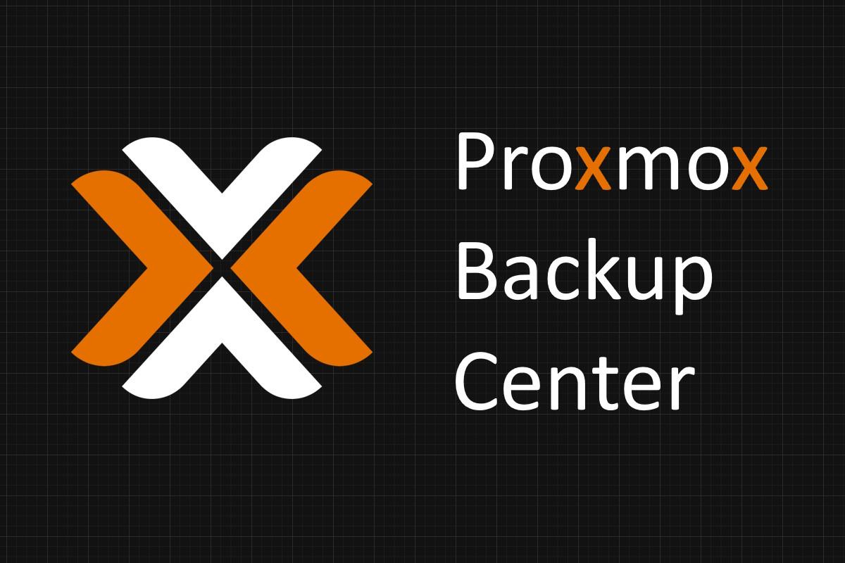 Proxmox Backup Center logo and title